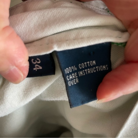 Polo Ralph Lauren Nautical Flag Embroidered Green Chino Shorts - Picture 5 of 5